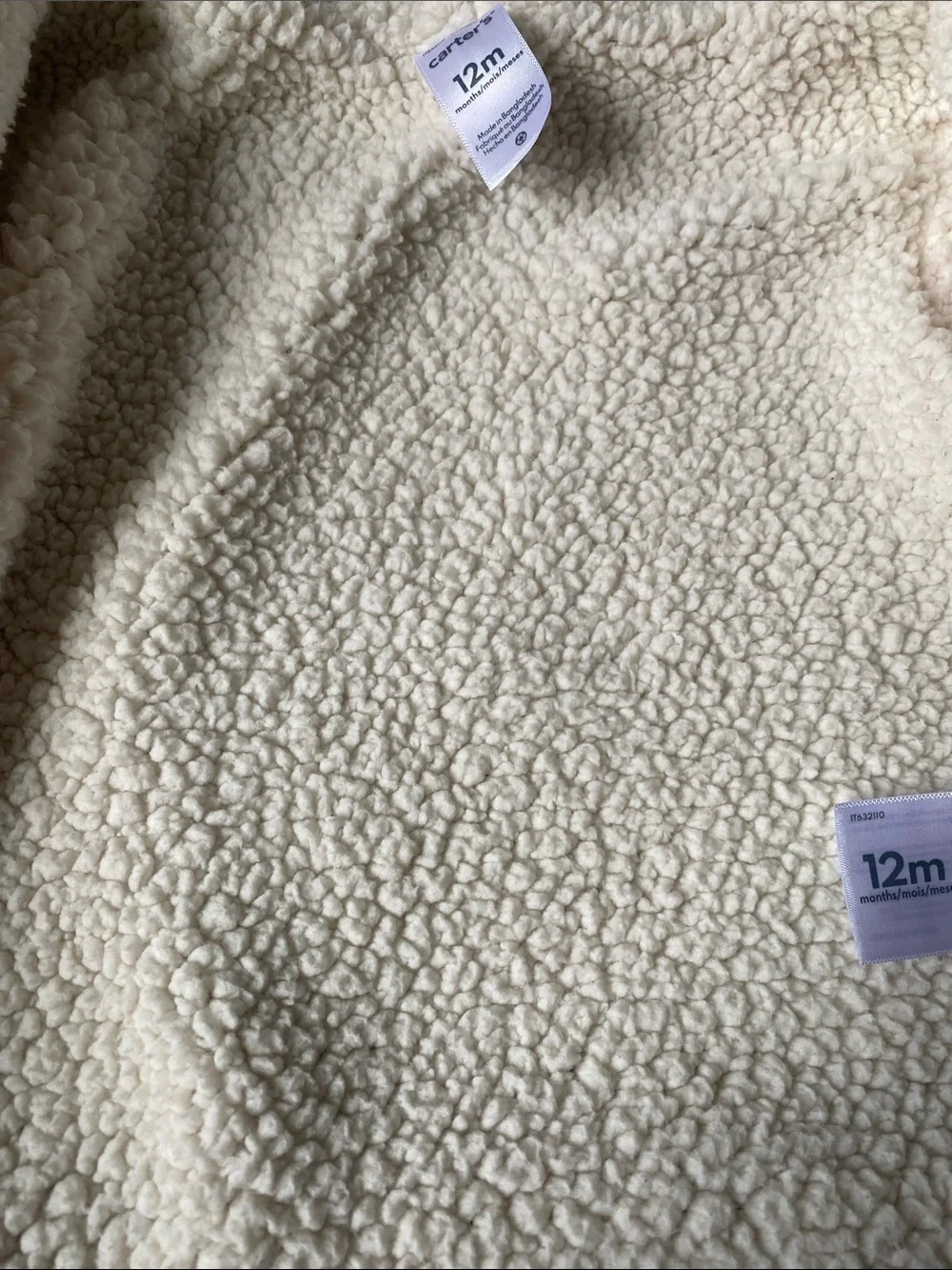 Carter’s Cozy Knit Baby Sherpa Hooded Jacket
